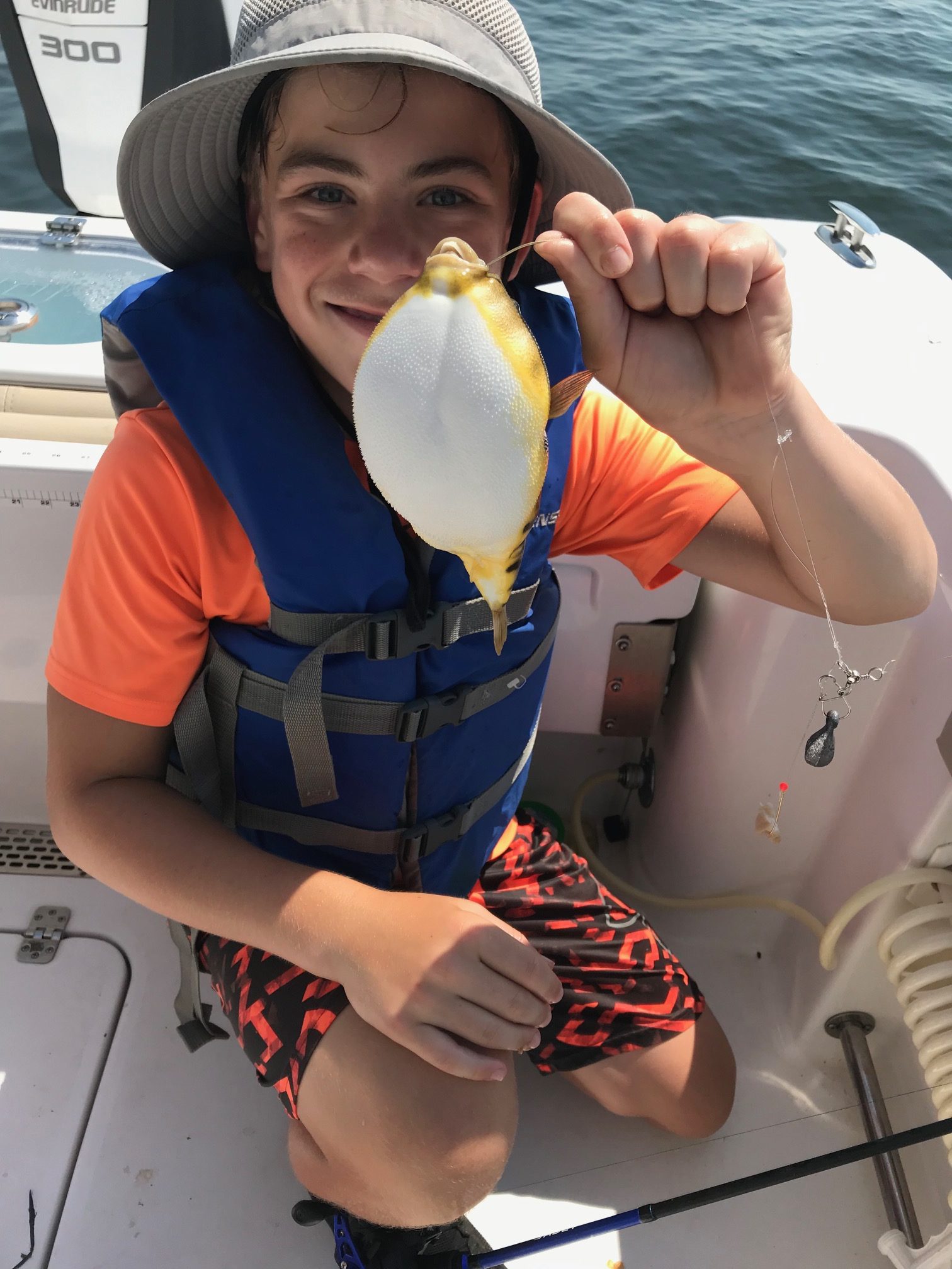 Blowfish in Barnegat Bay by Ed Valitutto